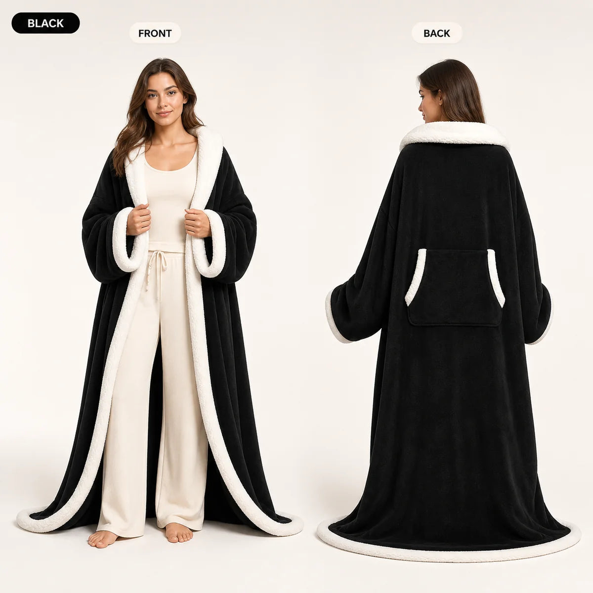 SuperComfy Wearable Heated Blanket Hoodie