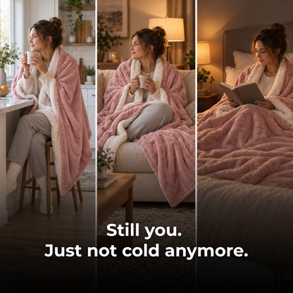 SuperComfy Wearable Heated Blanket Hoodie