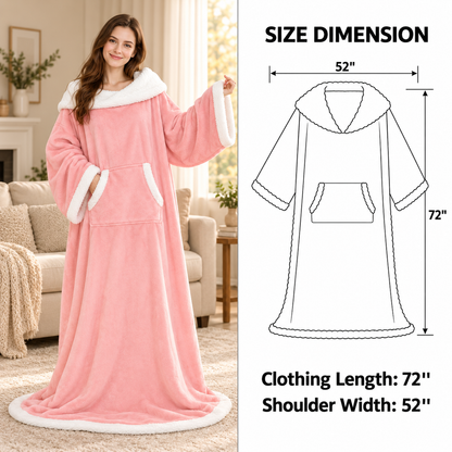 SuperComfy Wearable Heated Blanket Hoodie